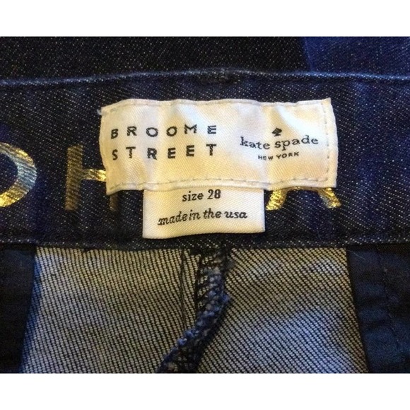 Kate Spade Broome Street High Waisted Culotte Jeans - Never Worn - Picture 3 of 7